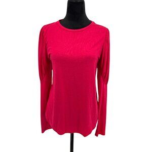 2/$18 SALE! Harlowe & Graham Puff Sleeve Top Shirt Womens M Long Sleeve‎ T Shirt